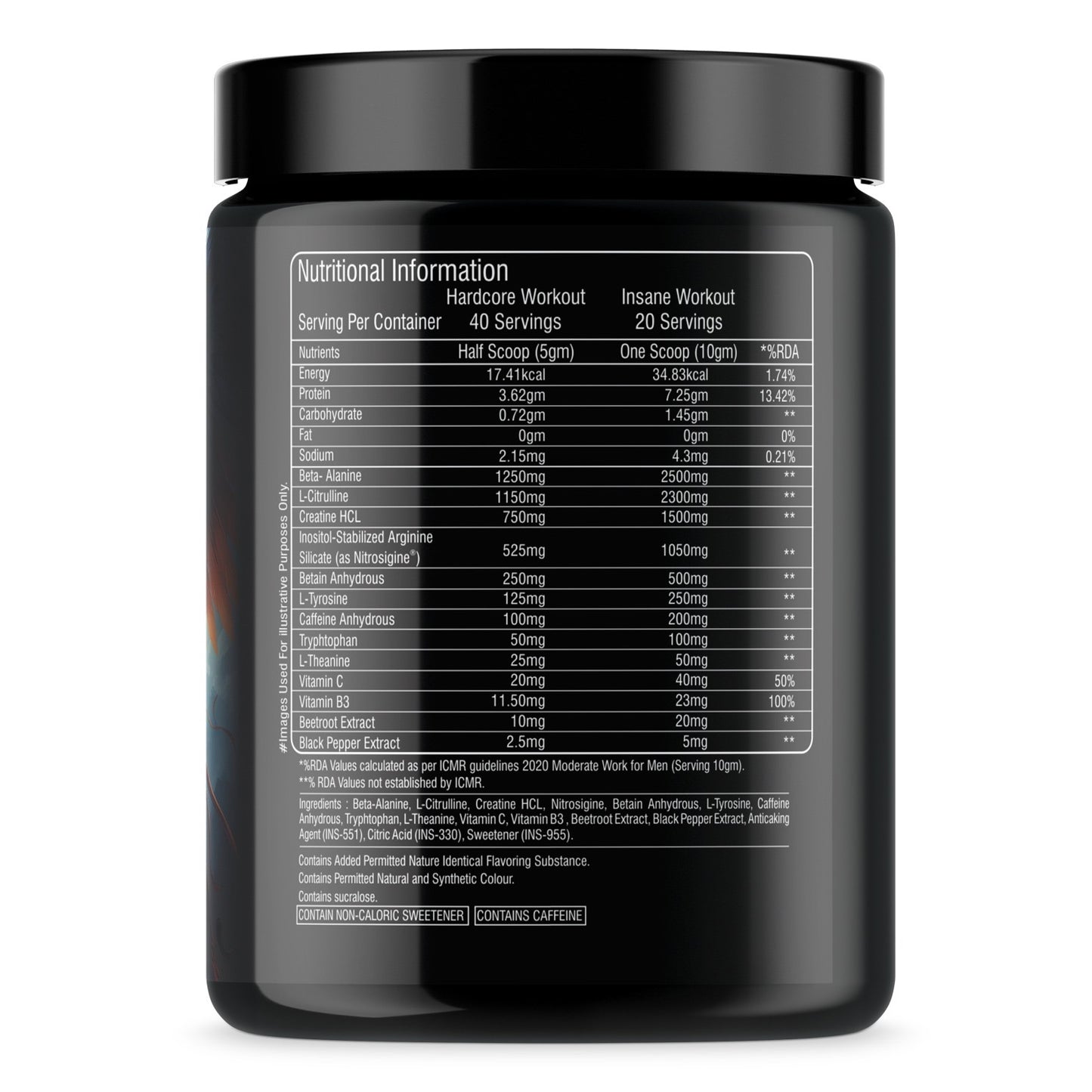 Griffin Pre-Workout powered with Nitrosigine and L-Citrulline :
