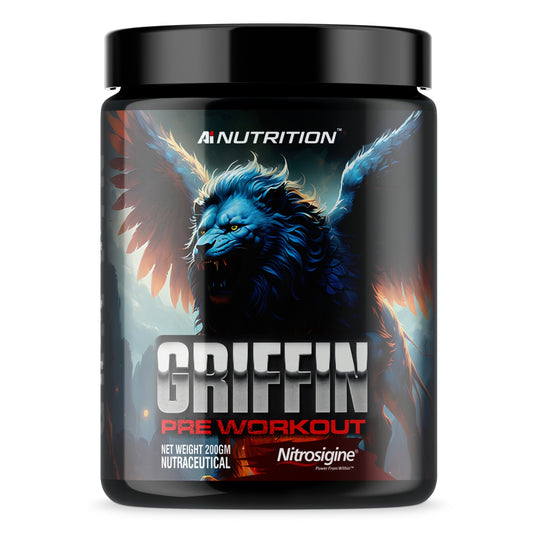 Griffin Pre-Workout powered with Nitrosigine and L-Citrulline + Free Greek God Pre Workout