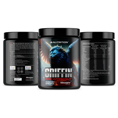 Griffin Pre-Workout powered with Nitrosigine and L-Citrulline :