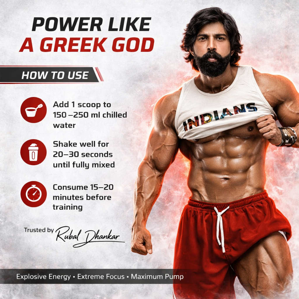 Greek God Pre Workout | Extreme High Stim Pre Formula