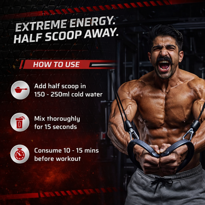 Griffin Pre-Workout powered with Nitrosigine and L-Citrulline + Free Greek God Pre Workout