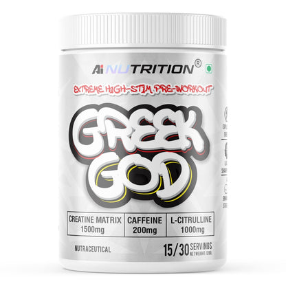 Greek God Pre Workout | Extreme High Stim Pre Formula